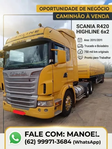 Scania R420 Highline 6x2 Truck