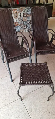 Jogo cadeirão fibra