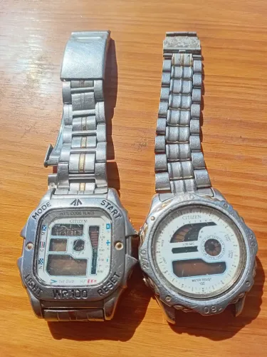 Citizen promaster antigo 2 relógio para restaurar ou doador de peças 