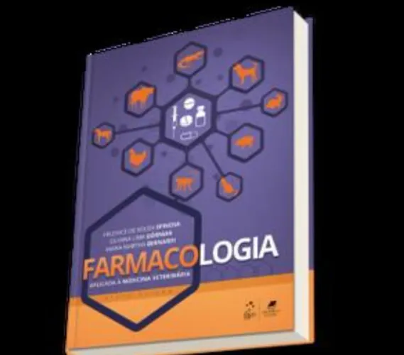 Livro Farmacologia Vet em estado de novo