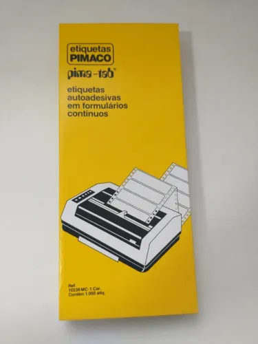 Etiqueta Pimaco p/ Impressora Matricial (Formulário Contínuo) Pima-Tab 10236MC - 1.000 Un.