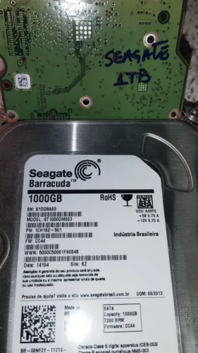 Placa lógica HD 1 TERA Seagate ST1000DM003 funcionando 100%