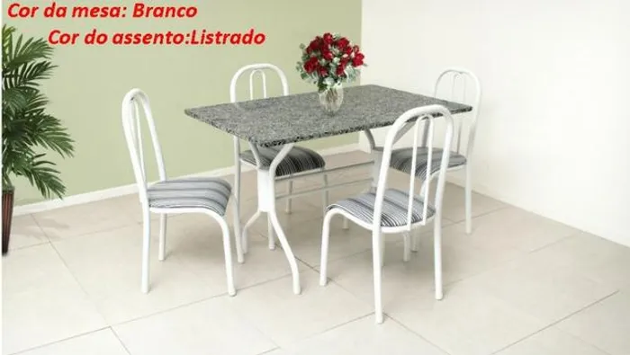 Bela Onix mesa em conjunto c/ 4 cadeiras - Frete é grátis!!!