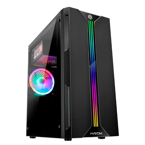 Gabinete Gamer Led Rgb GB1704 Lateral Acrilico Fosco Hayom Loja Fisica Curitiba