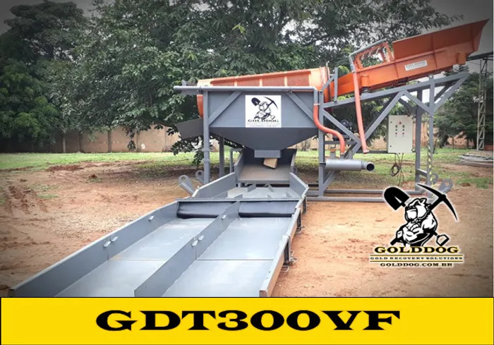 Tromel Planta de lavagem de cascalho para OURO até30 ton hr com Despedrador