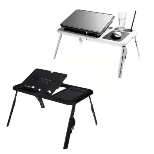Suporte Notebook Tomate com Cooler, Preto - MTN-888