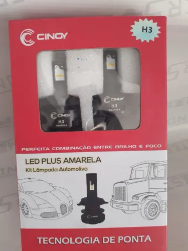ultra led Plus amarela. Cinoy. H-3 nova na embagem o par na oferta so 99,99