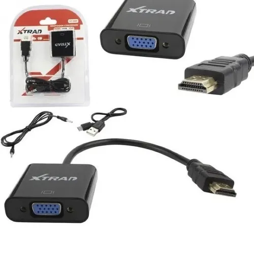 Adaptador Conversor Hdmi Para VGA Xtrad XT-2008