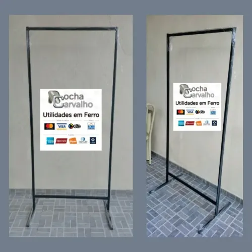 Cavalete para Banner de Propaganda. (*Fazemos qualquer tamanho). Sob Encomenda.