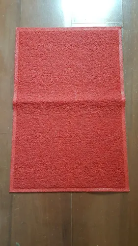 Tapete capacho vermelho