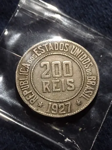 Moeda de 200 reis de 1927