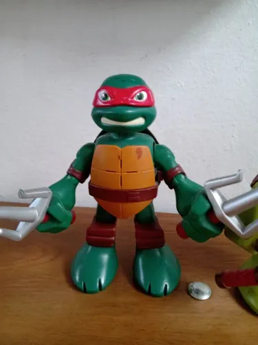2 Figuras de Ação Tartarugas Ninja