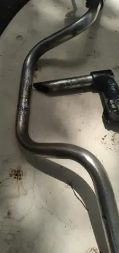 Boca de lobo + guidão de moto