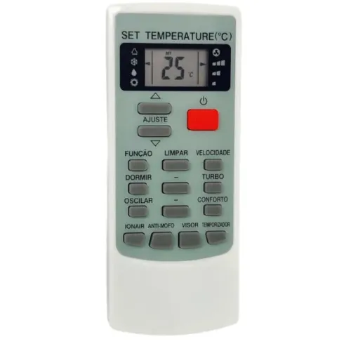 Controle Remoto Ar Condicionado Elgin + Pilhas  Novo