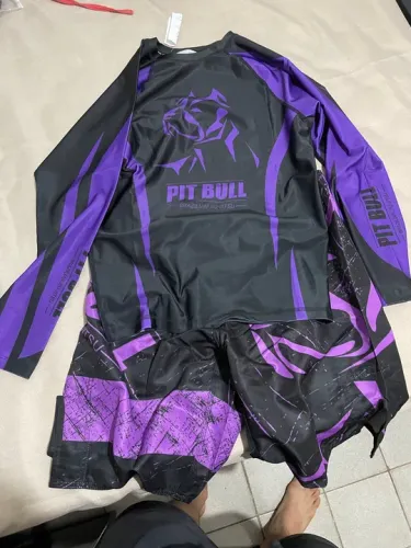 Conjunto Rash guard pitbull jiu jitsu