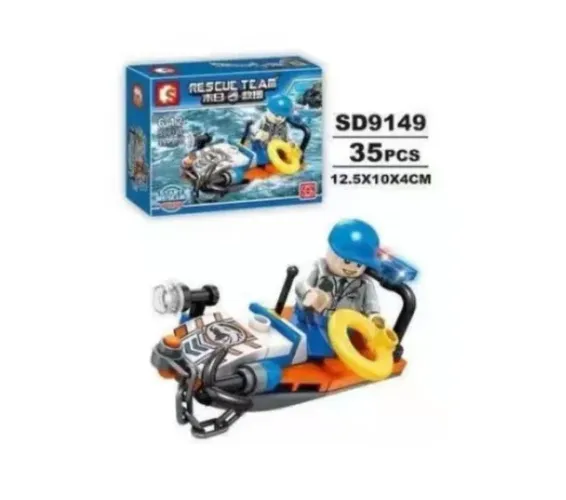 Lego Brinquedo Rescuc Ytl0915 - 35pçs