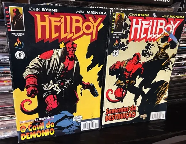 Hellboy sementes da destruição, editora mythos 1998.