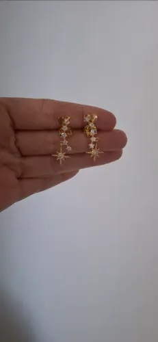 Brinco Estilo Ear Cuff Rosê