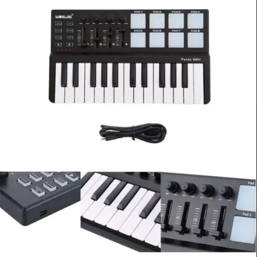 Worlde Panda 25 Teclas Mini Teclado Usb
