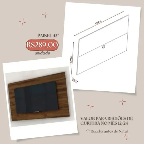 Promoção Painel 42'' - 12/12  