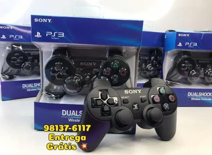Controle ps3 sem fio - Entrega das 9 até 22hrs