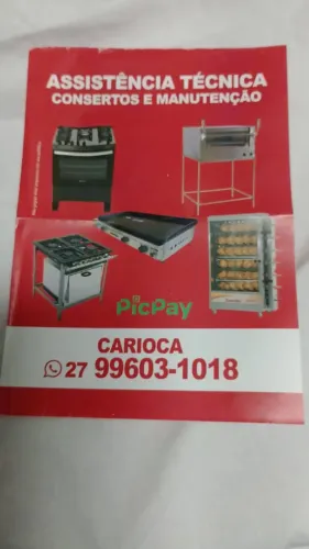 Consertos máquina assar frango 