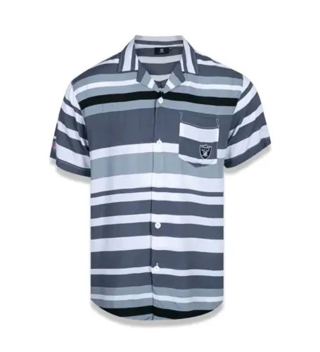 New Era Camisa Manga Curta NFL Oakland Raiders Color Stripe Full.