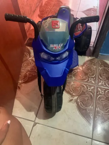 Moto Elétrica Infantil Rally ATV Azul