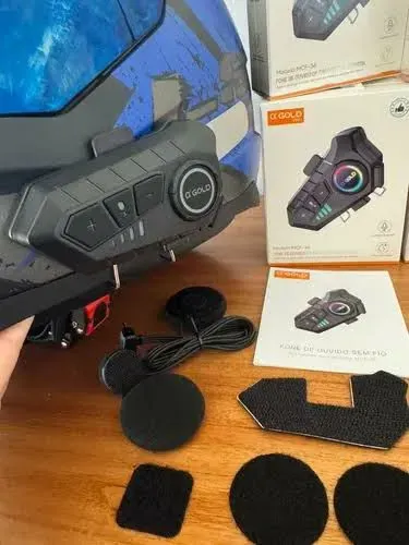Intercomunicador, fone para capacete moto