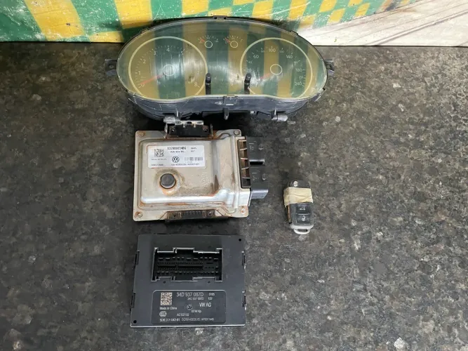 Kit code injeção elétronica vw gol g6 2014 1.0 iaw9gv.bg