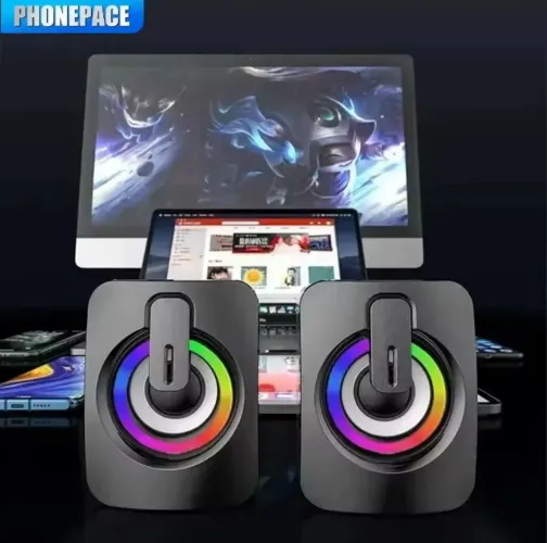 PAR CAIXAS RGB PC E NOTEBOOK 