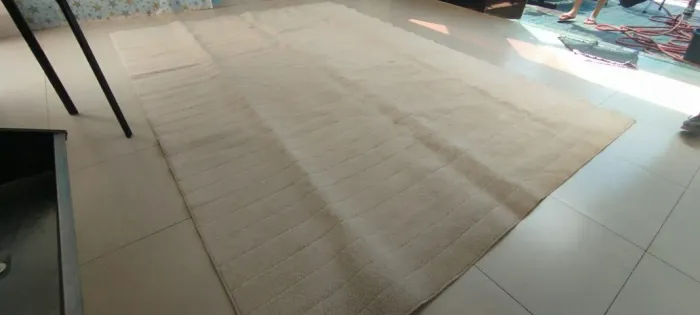 TAPETE CHEVRON BEGE 2,50MX3,50M - SÃO CARLOS