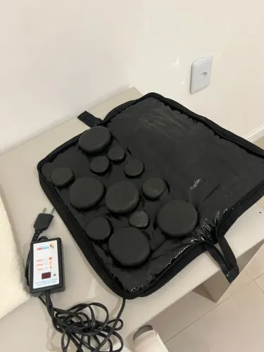 KIT PEDRAS QUENTES MASSAGEM RELAXANTE