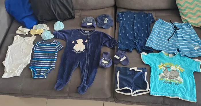 Lote peças roupas de bebê importadas