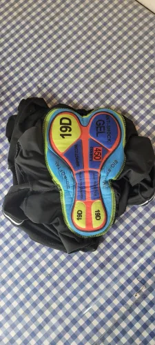 Bretelle Chinês cor preta com forro em gel XXL - veste XL