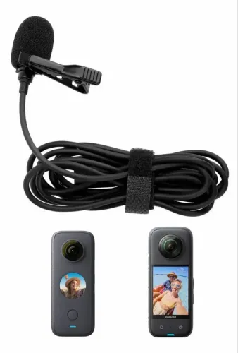 Microfone Lapela Usb-c Para Insta360 X3 e X2