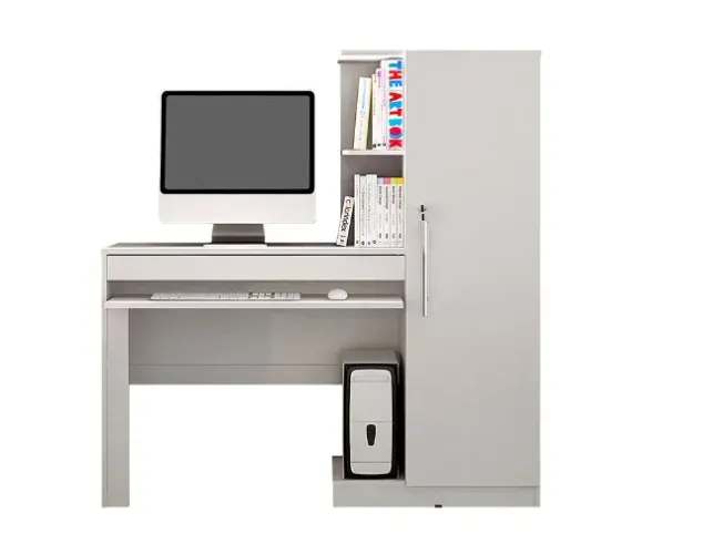 Escrivaninha 6121 Valdemoveis Branco - Entrega Rápida! 