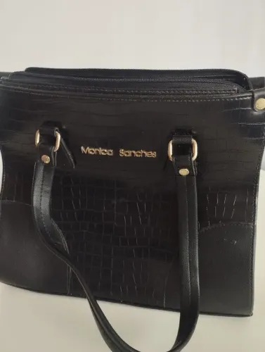 Bolsa Monica Sanches Croco