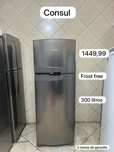 Geladeira Consul inox