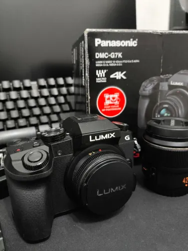 Câmera lumix G7 somente câmera sem lente 