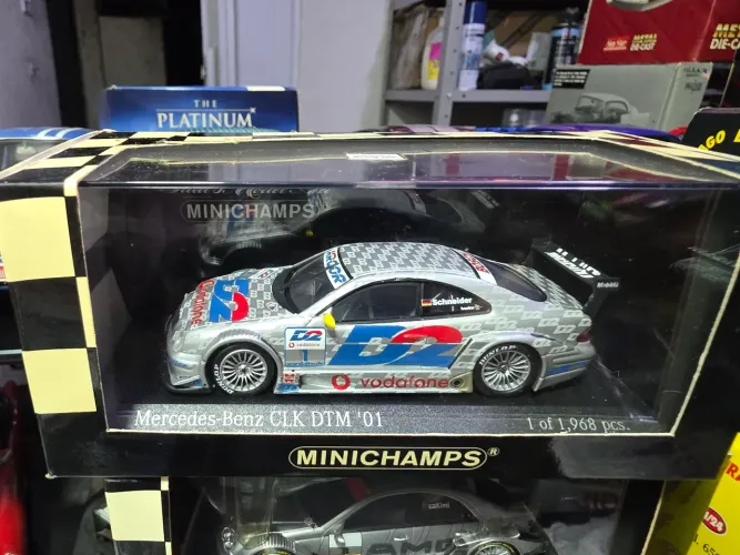 Miniatura 1:43 autoart dtm mercedes clk winner