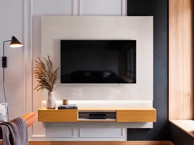 Painel com Led para TV 70" Largura 180cm 