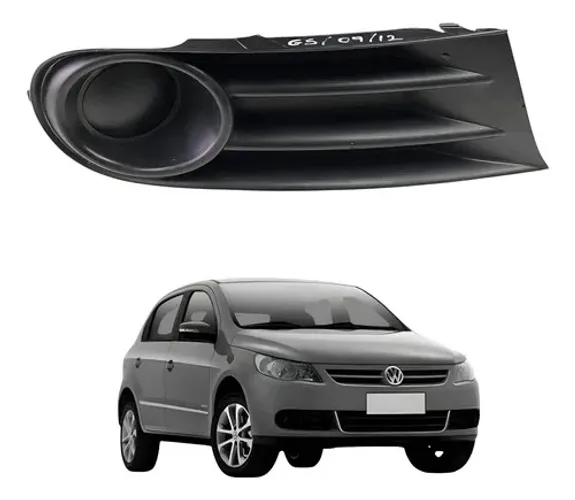 Grade Farol Milha Direito Vw Gol G5 2009 2012 Usado