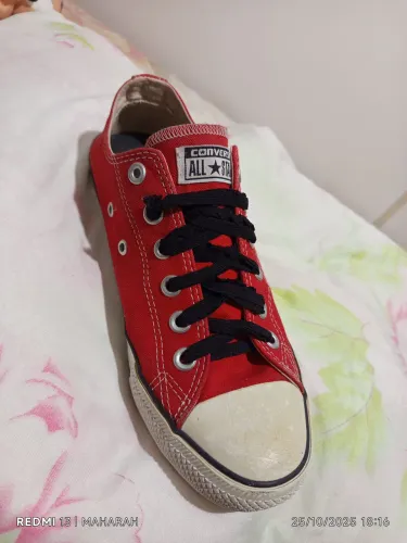 Tênis feminino vermelho Al Star Converse 39