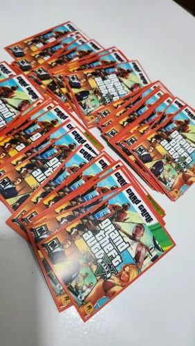 60 cartas antigas GTA card game