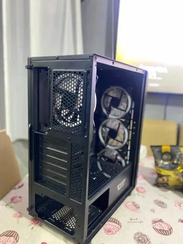 *GABINETE GAMER Dark Flash POLLUX* Acompanha 4 Fans da Hoopson