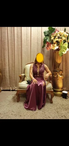 Vestido sereia vinho