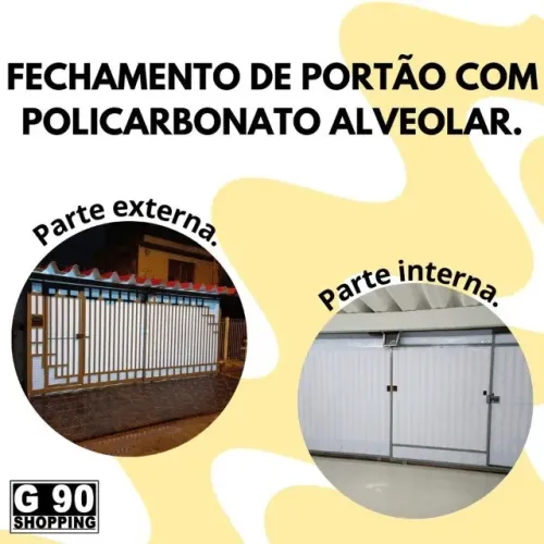 Kit para Fechamento de Portão - Faça você mesmo