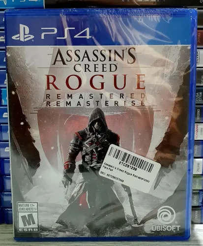 Jogo Ps4 Assassins Creed Rogue LACRADO (Áudio em Português)