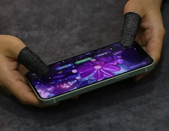 Luvas Antiderrapantes para Jogos Mobile